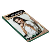 Rustic Karate Green Belt Wood Trading Kaart Magneet (Rechterzijde)