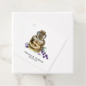 Rustic Katoen Lavendel Landelijke Trouwdag Bedankjes Labels (In situ)