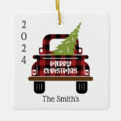 Rustic Keepsake Christmas Keramisch Ornament (Voorkant)