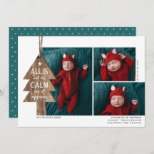 Rustic kerstboom 3 Aankondiging van de geboorte fo