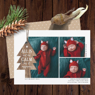 Rustic kerstboom 3 Aankondiging van de geboorte fo