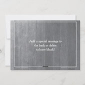 Rustic kerstgebundelde fotokaarten feestdagenkaart (Achterkant)