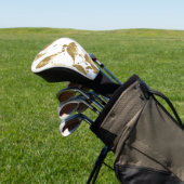 Rustic Kersthuis Decoratiecollectie Golfheadcover (Insitu)