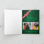 Rustic Kerstmis 🎄 Parka Posse Schuur Houten Kaart (Binnen)