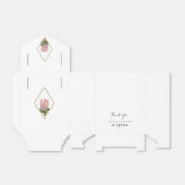 Rustic King Protea Wedding Bedankdoosjes (Uitgevouwen)