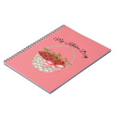 Rustic Kitchen Cookbook Personalized Pastel Cherry Notitieboek (Linkerzijde)