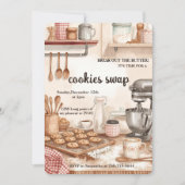 “Rustic Kitchen Cookie Swap  Kaart (Voorkant)