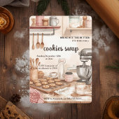 “Rustic Kitchen Cookie Swap  Kaart