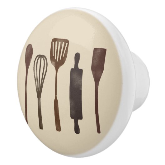 Rustic Kitchen Drawer Pull Keramische Knop (Rechts)