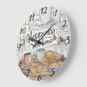 Rustic Kitchen Fresh Cookies Hartverwarmend Berich Grote Klok (Hoek)