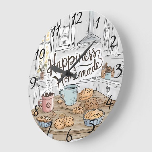 Rustic Kitchen Fresh Cookies Hartverwarmend Berich Grote Klok (Hoek)