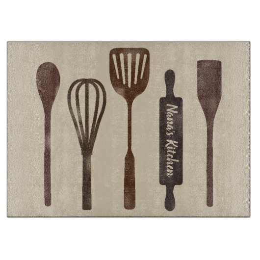 Rustic Kitchen Kutting Board Snijplank (Voorkant)