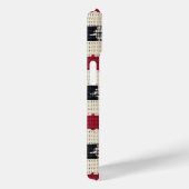 Rustic Knit Snowflake Plaid - Gezellige Winter Boh Case-Mate iPhone Case (Achterkant / Rechts)