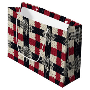 Rustic Knit Snowflake Plaid - Gezellige Winter Boh Groot Cadeauzakje