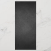 Rustic Koord lichten, plaats het plaatsen Dank u K Programmakaart (Achterkant)