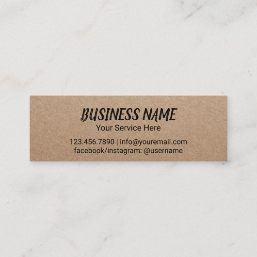 Rustic Kraft 6 Punch Loyalty (Achterkant)