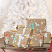 Rustic Kraft Alles Nutkraker Kerstmis Inpakpapier Vel