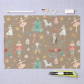 Rustic Kraft Alles Nutkraker Kerstmis Tissuepapier (Craft)