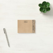 Rustic Kraft Birds Illustratie Gepersonaliseerd Post-it® Notes (Kantoor)