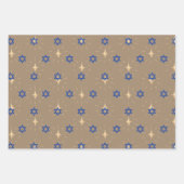 Rustic Kraft Bright Shining Star van David Hannuka Inpakpapier Vel (Voorkant 3)