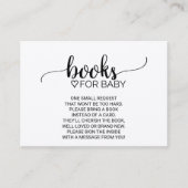 Rustic Kraft Calligraphy Book Request Insert Informatiekaartje (Voorkant)