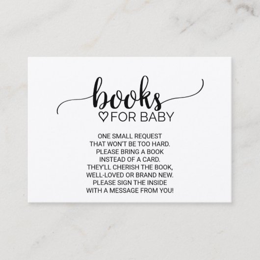 Rustic Kraft Calligraphy Book Request Insert Informatiekaartje (Voorkant)