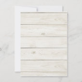 Rustic Kraft Camper Verjaardag Camping Party Kaart (Achterkant)