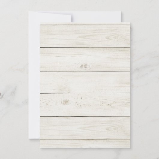 Rustic Kraft Camper Verjaardag Camping Party Kaart (Achterkant)