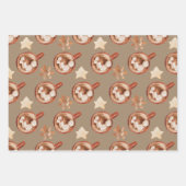 Rustic Kraft Cozy Hot Cocaca and Cookies Inpakpapier Vel (Voorkant 2)