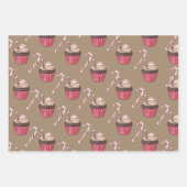Rustic Kraft Cupcakes Coca & Lattes Inpakpapier Vel (Voorkant 2)
