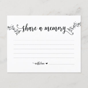 Rustic Kraft Deel een geheugenkaart Kaart