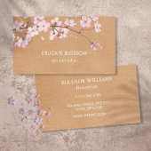 Rustic Kraft Delicate Blossom Visitekaartje