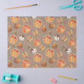 Rustic Kraft Dried Oranje Slicks Spices & kruidnag Tissuepapier (Craft)