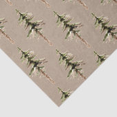 Rustic Kraft Elegant Woodland Forest Pine Tree Tissuepapier (Detail)