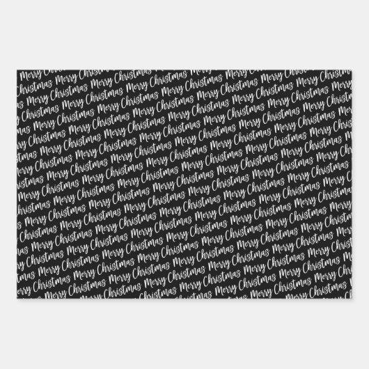 Rustic Kraft en Black Watch Pset Merry Kerstmis Inpakpapier Vel (Voorkant 2)