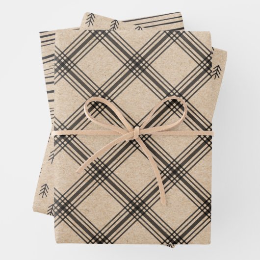 Rustic Kraft Farmhouse - verpakkingspapier Inpakpapier Vel (In situ)