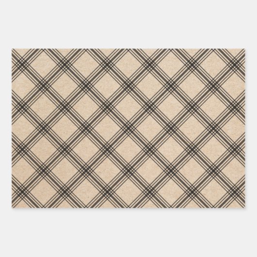 Rustic Kraft Farmhouse - verpakkingspapier Inpakpapier Vel (Voorkant)