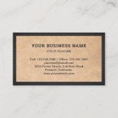 Rustic Kraft Handyman Repair Tools — elektricien Visitekaartje (Achterkant)