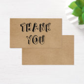  Rustic Kraft - Hartelijk dank - Kaart (Bureau)