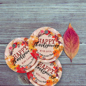 Rustic Kraft Herfstkrans Thanksgiving-diner Bedankjes Labels