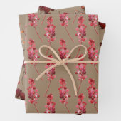 Rustic Kraft-kerstabes Inpakpapier Vel (In situ)