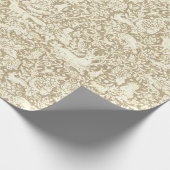 Rustic Kraft Kerstland Animal Reindeer Cadeaupapier (Hoek)