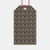 Rustic Kraft Lijst Vrijgezellenfeest Dank u wel Cadeaulabel (Achterkant)