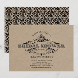 Rustic Kraft  Lijst Vrijgezellenfeest Kaart