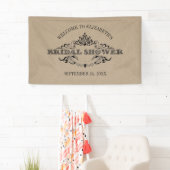 Rustic Kraft  Lijst Vrijgezellenfeest Welkom Spandoek (Insitu)