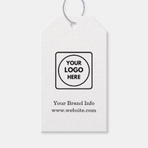 Rustic Kraft Logo   Aangepaste Moderne Minimalisti Cadeaulabel