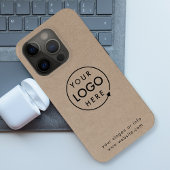 Rustic Kraft Logo | BedrijfsModern iPhone Hoesje