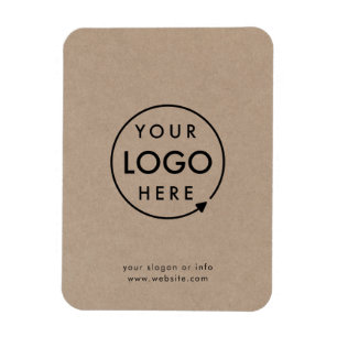 Rustic Kraft Logo   BedrijfsModern Magneet