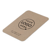 Rustic Kraft Logo | BedrijfsModern Magneet (Linkerzijde)