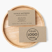 Rustic Kraft Logo | Moderne professionele ondernem Visitekaartje